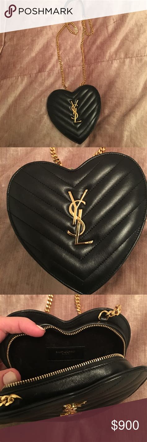 heart shaped bag ysl|saint laurent heart bag.